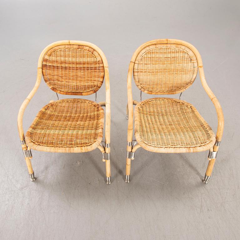 Mats Theselius, fåtöljer, ett par, "Nätön", IKEA PS. 2000-tal.