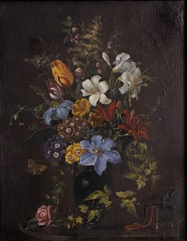 Unknown artist, 19th century, Flower still life.
