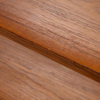 A teak bookshelf, 1960s.