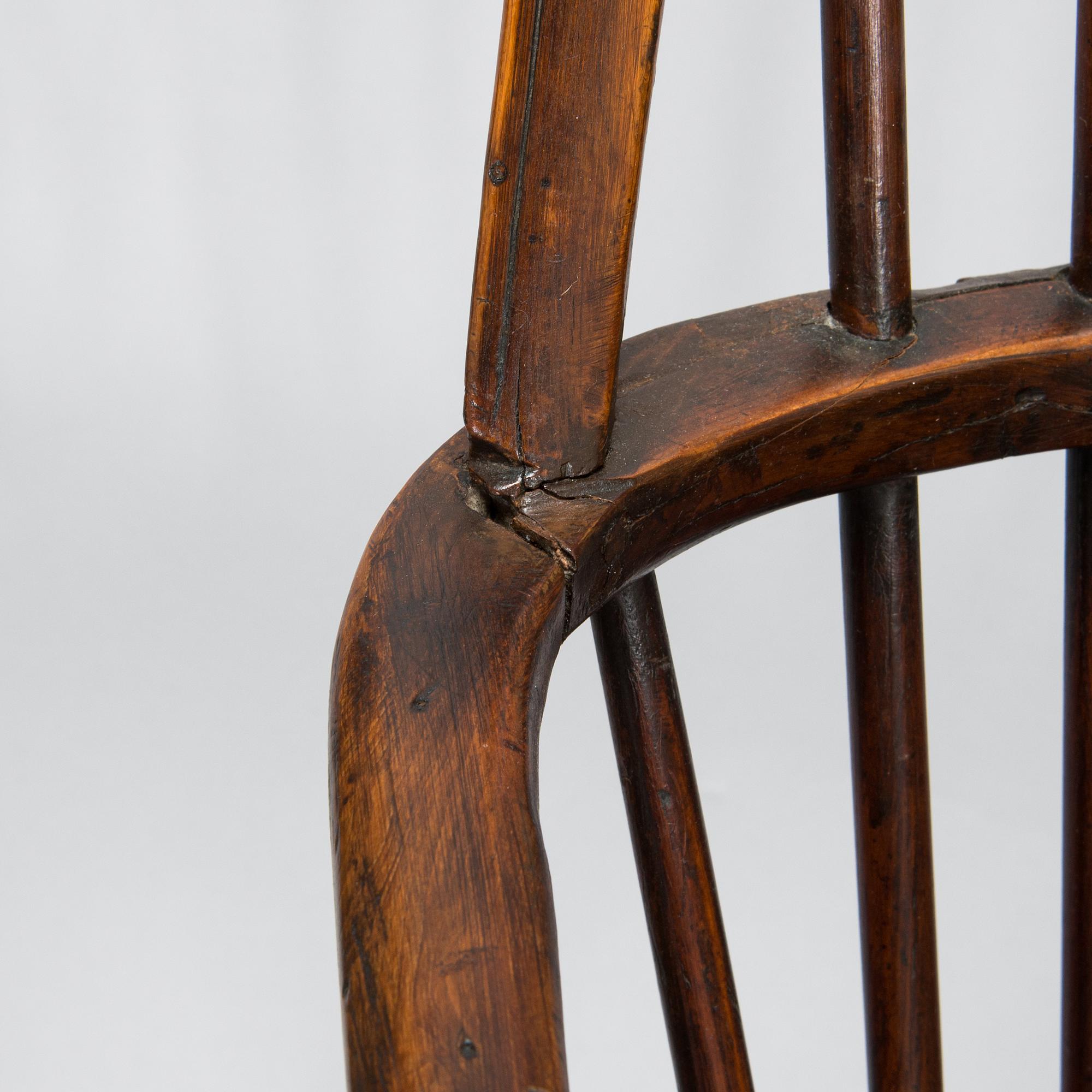 Four 'Windsor-chairs turn of 20th century.