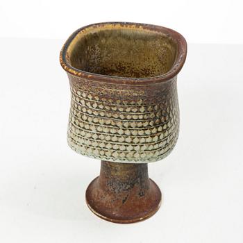 Stig Lindberg, vas på fot, stengods, Gustavsbergs Studio.