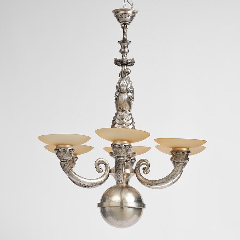 Per Torndahl, taklampa, Swedish Grace, Atelier Torndahl, 1920-tal.
