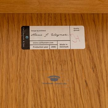 Hans J. Wegner, dining table, Carl Hansen & Son, Denmark, 2006.