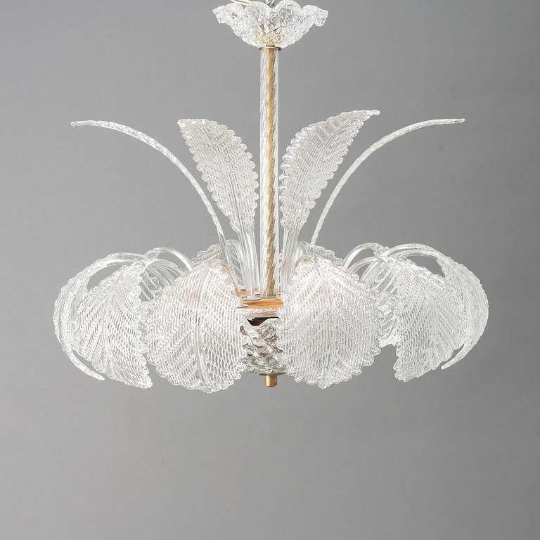 Chandelier, Venetian style, mid-20th century.