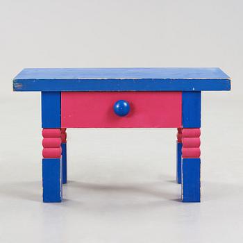 An Erik Höglund mirror and table, Eriksmåla Sweden.