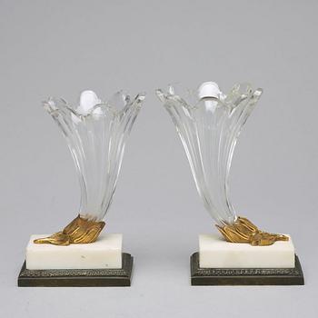 A pair of vases, circa 1900.