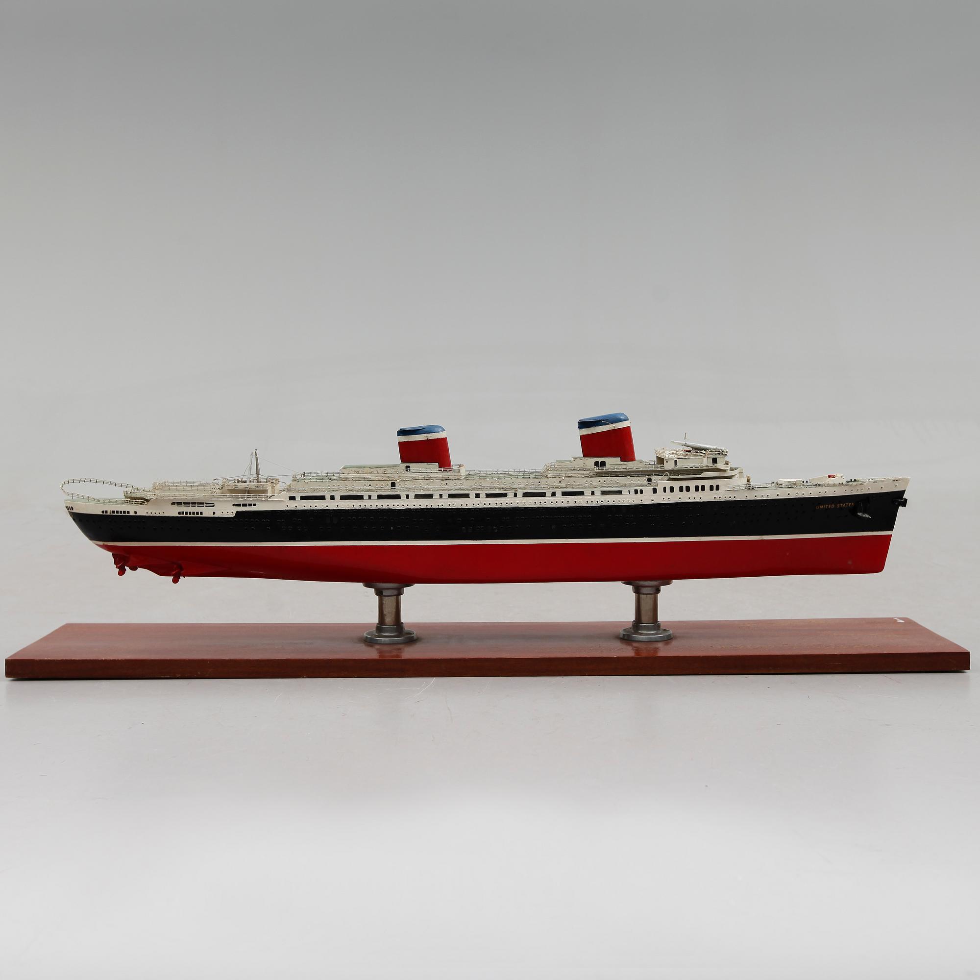 BÅTMODELL, "United States", 1900-talets första hälft.
