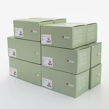 Alvar & Aino Aalto, Lasisto, 24 osaa, "Aalto", kolme kokoa, Iittala 2023.