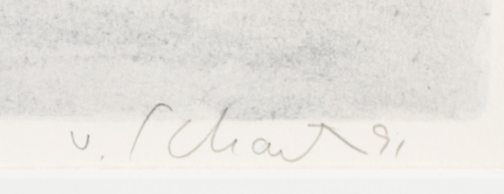 PHILIP VON SCHANTZ, färglitografi, signerad och daterad 91, numrerad 154/180.