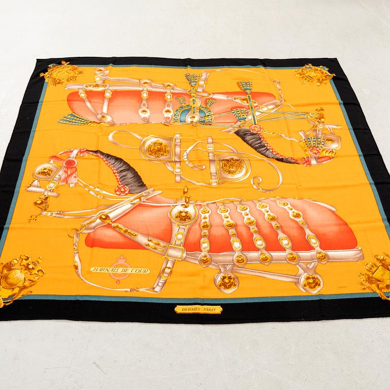 Hermès, sjal "Harnais de Cour".