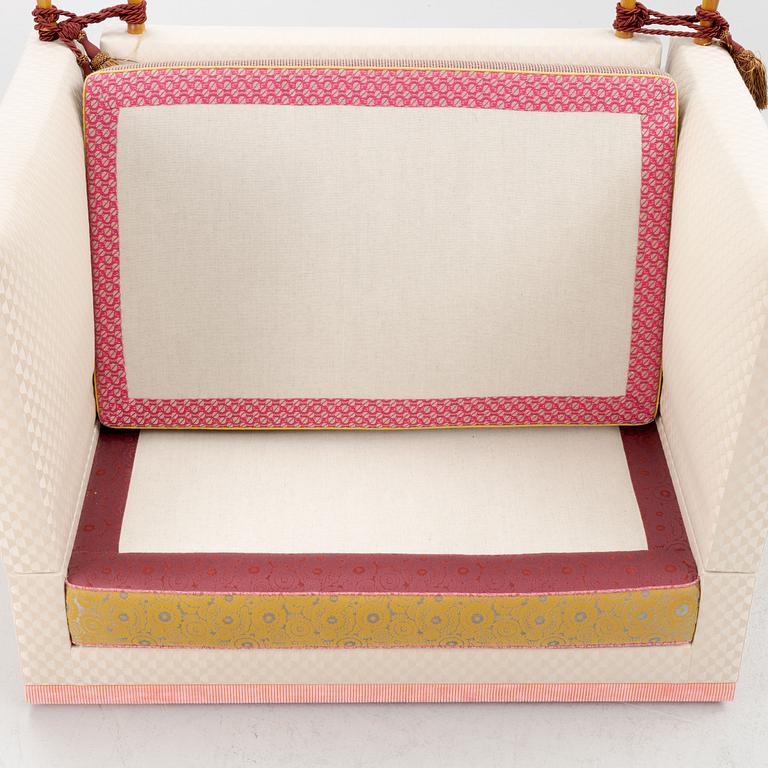 Ewa Alpsten, unique armchair, journeyman's test at Carl Malmsten Furniture Studies, 2010.