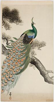 OHARA KOSON (KANAZAWA), träsnitt, 9 st, Japan.