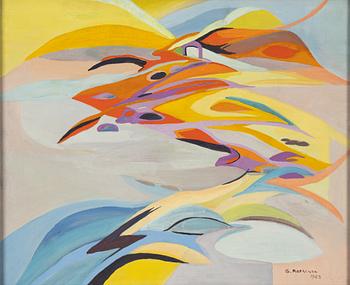 Siri Rathsman, oil on canvas, signed and dated 1953.