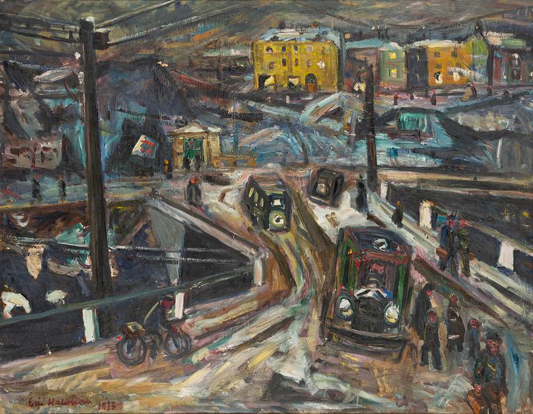 Eric Hallström, "Huvudstabron".