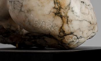 MIKE BARKIN, skulptur, marmor, sign och dat -69.
