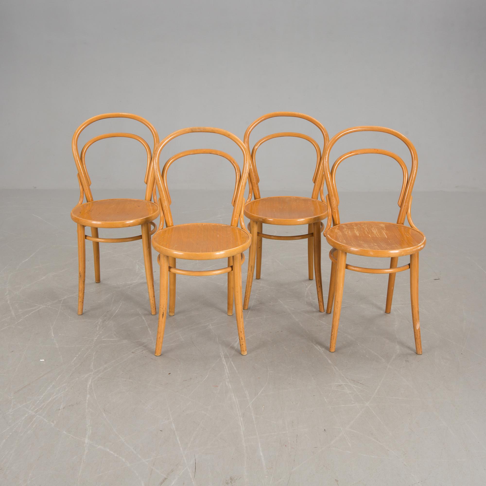 STOLAR, 4 st, Thonettyp, 1900-talets andra hälft.