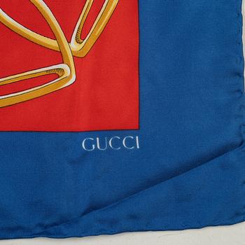 Gucci, scarf.