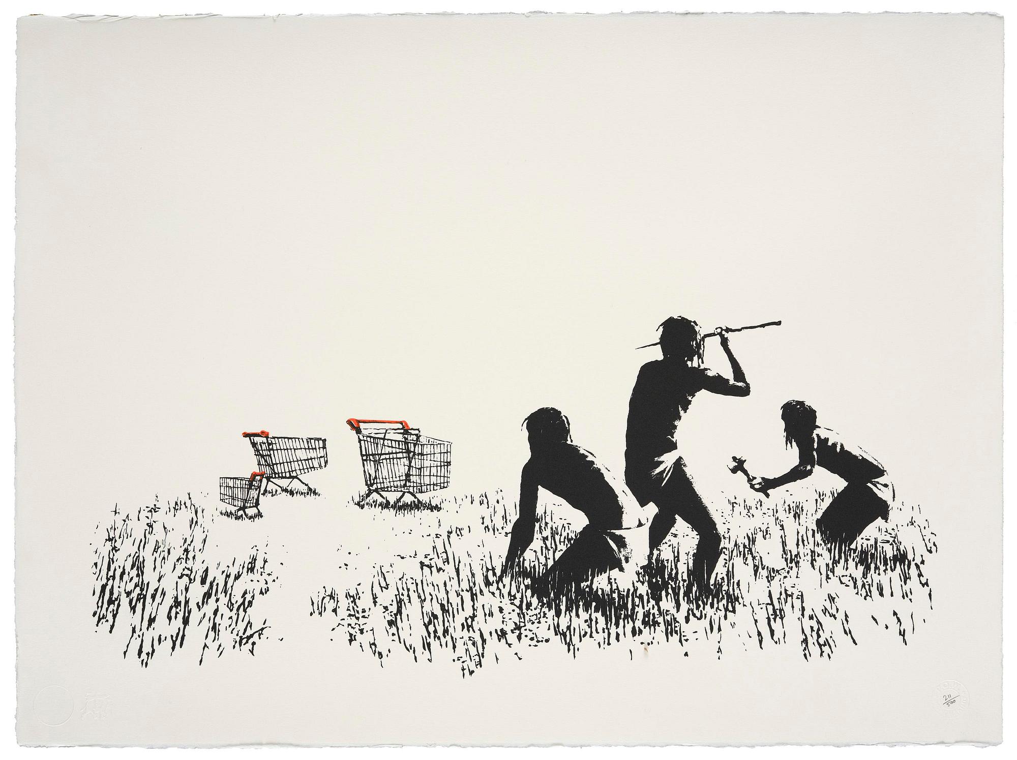Banksy, "Trolleys".