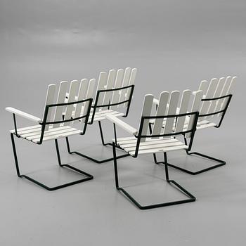 Arthur Lindqvist, dining group, 5 pieces, Grythyttan.