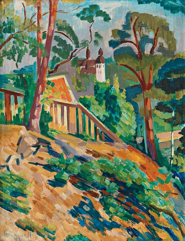 Isaac Grünewald, "En högsommardag, Saltsjöbaden".