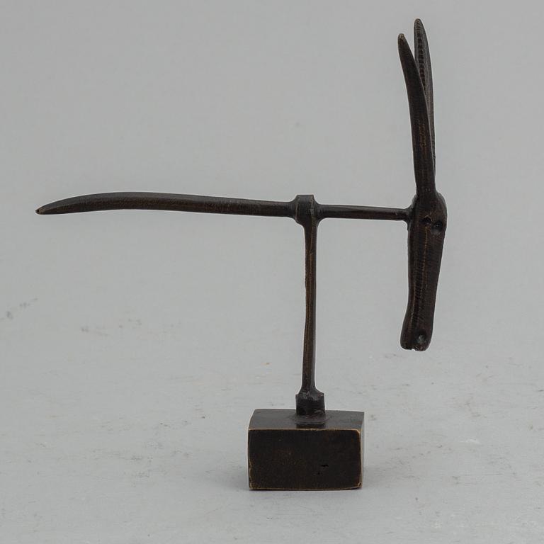 KG BEJEMARK, sculpture, bronze, signed KGB.
