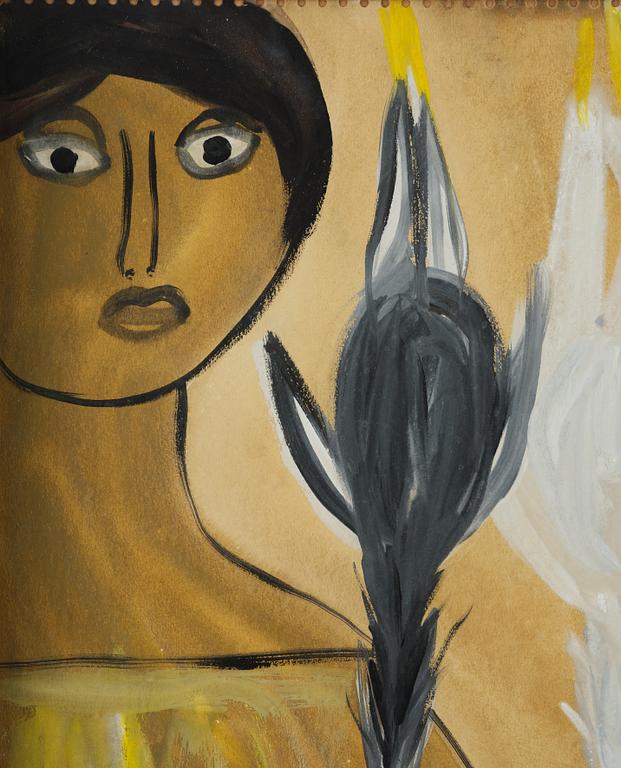 Waldemar Sjölander, Kvinna och hönor.