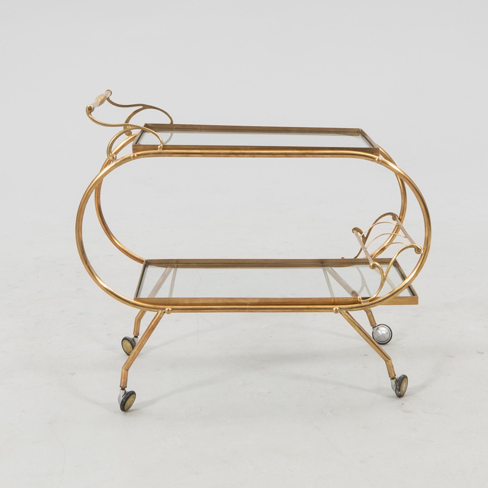Serving trolley late 20th century.