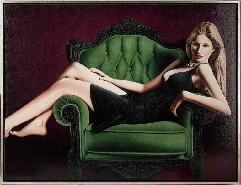 Ralf Arzt, oil on canvas, signed.