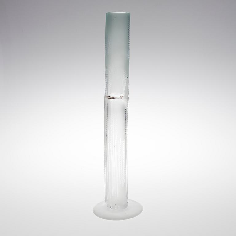 KERTTU NURMINEN, A GLASS SCULPTURE, signed Kerttu Nurminen Nuutajärvi Notsjö 1991.