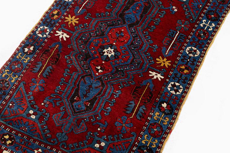 An antique Sivas Yastick rug, central Anatolia, c. 125 x 104 cm.