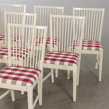 Six 1980's "Stockholm" Karin Mobring chairs for IKEA.