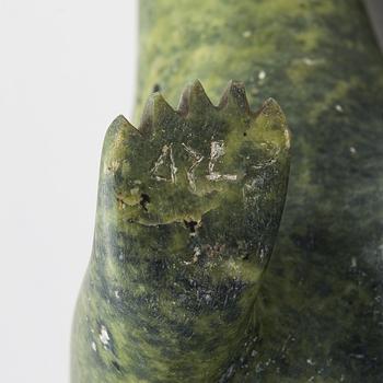 Unknown artist, an inuit soapstone sculpture, signed, 20th century.