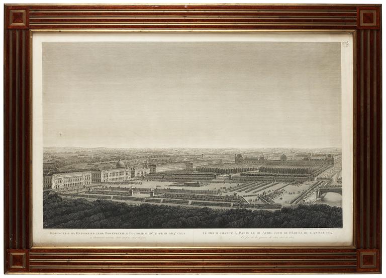 ETSNING i RAM, Directoirstil, Ryssland, 1800-tal.