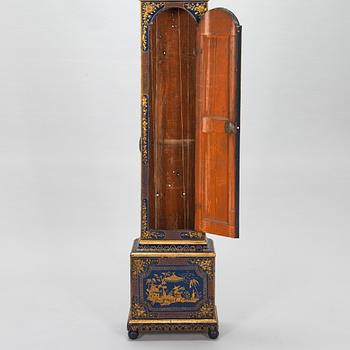 A Swedish late baroque long case clock, Christopher Hörner (active in Uppsala 1722-60), mid-18th century.