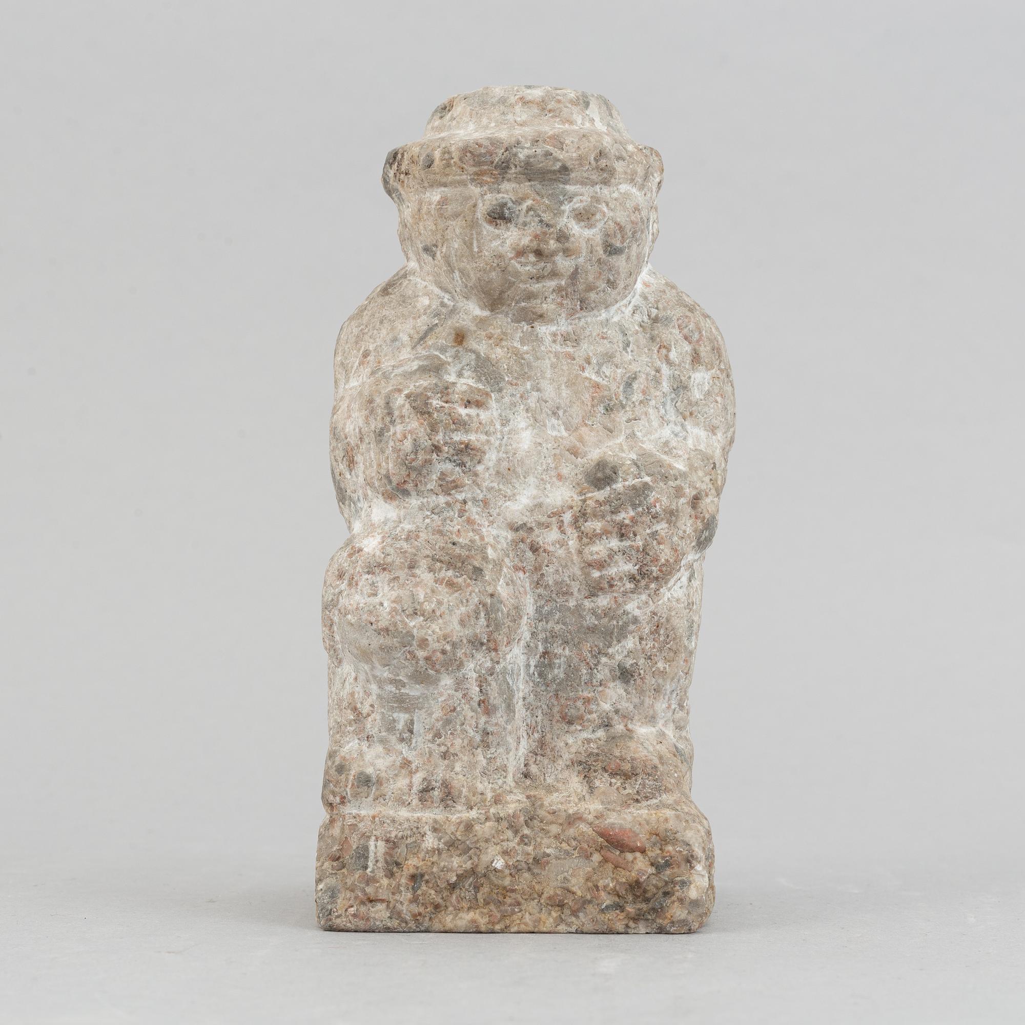 Sven Lundqvist, stone sculpture, signed.