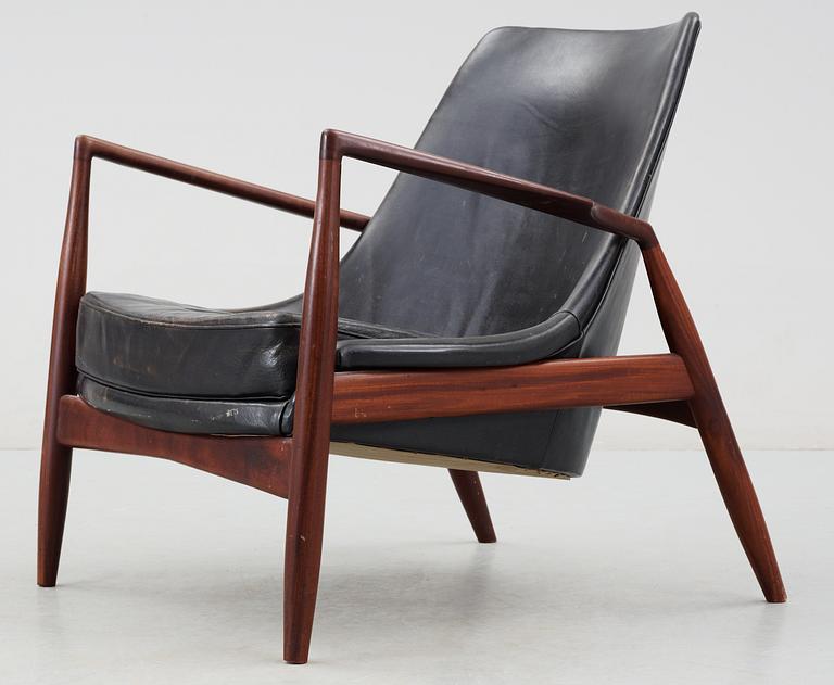 An Ib Kofod Larsen "Sälen" teak easy chair by Olof Person, Jönköping, Sweden.