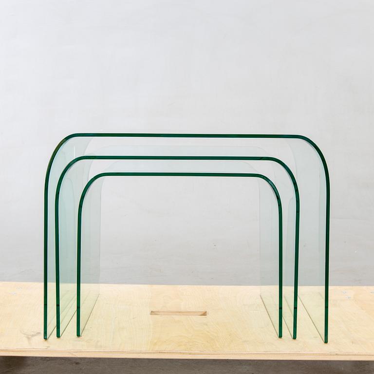 satsbord/soffbord 3 dlr "Eclipse" Ligne Roset 1900-talets slut.
