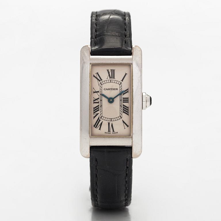 Cartier, Tank Américaine, armbandsur, 19 x 27,5 (35) mm.