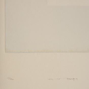 Louis Le Brocquy, "W.B. Yeats" from: "Hommage aux Prix Nobel" (The Nobel Prize Portfolio).