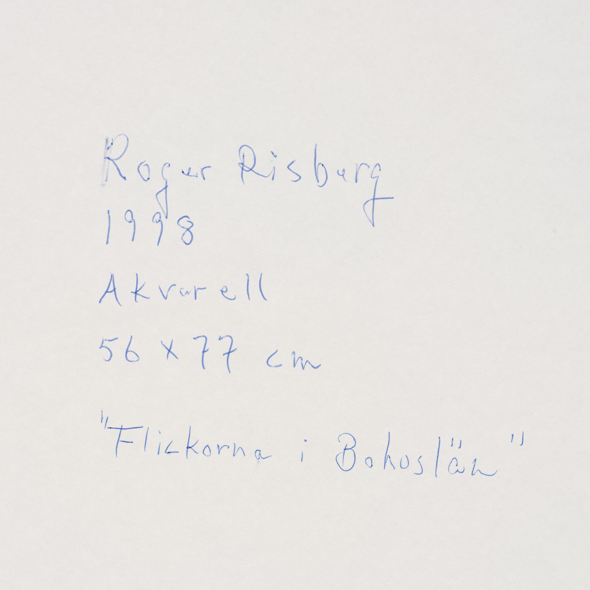 Roger Risberg, "Flickorna i Bohuslän".