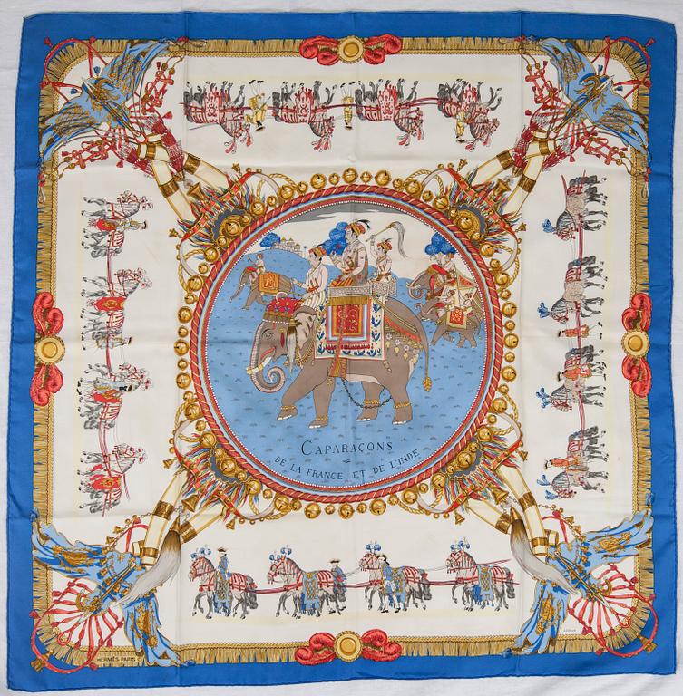 SCARF, "Caparaçons de la France et de l'Inde", Hermès.