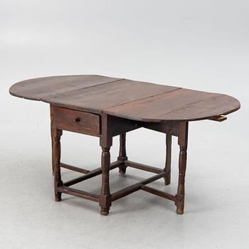 Drop-leaf table, 18th/19th century.