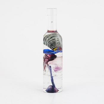 Bertil Vallien, a "Bäsk" glass sculpture, Kosta Boda 1991, signed and numbered.