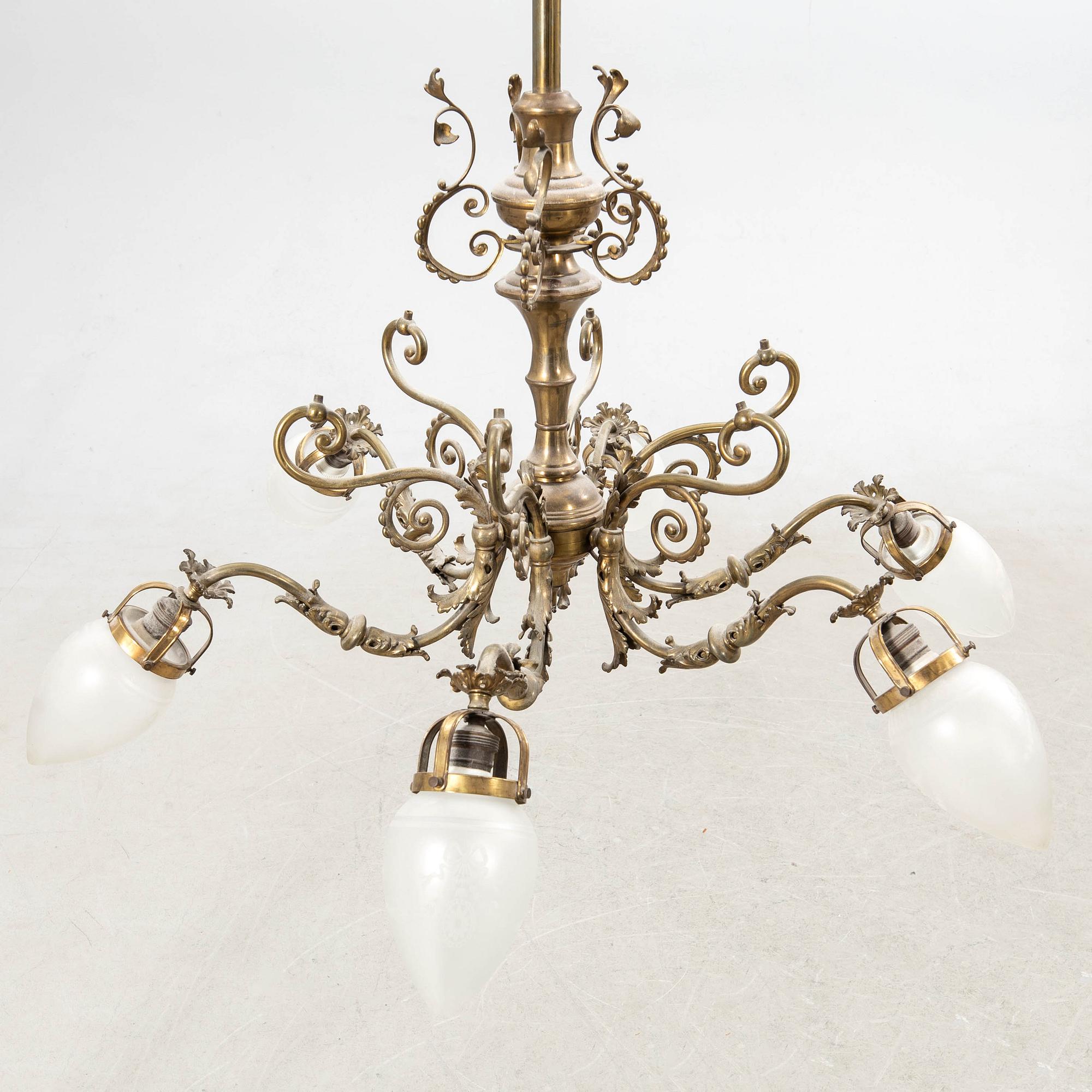Ceiling lamp Neo-Rococo circa 1900.