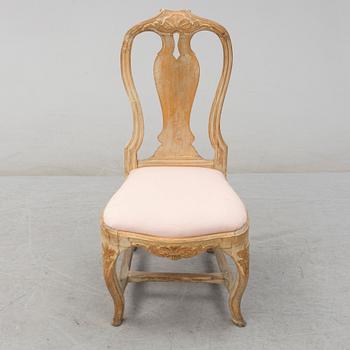 STOL, rokoko, stockholmsarbete, 1700-talets andra hälft.