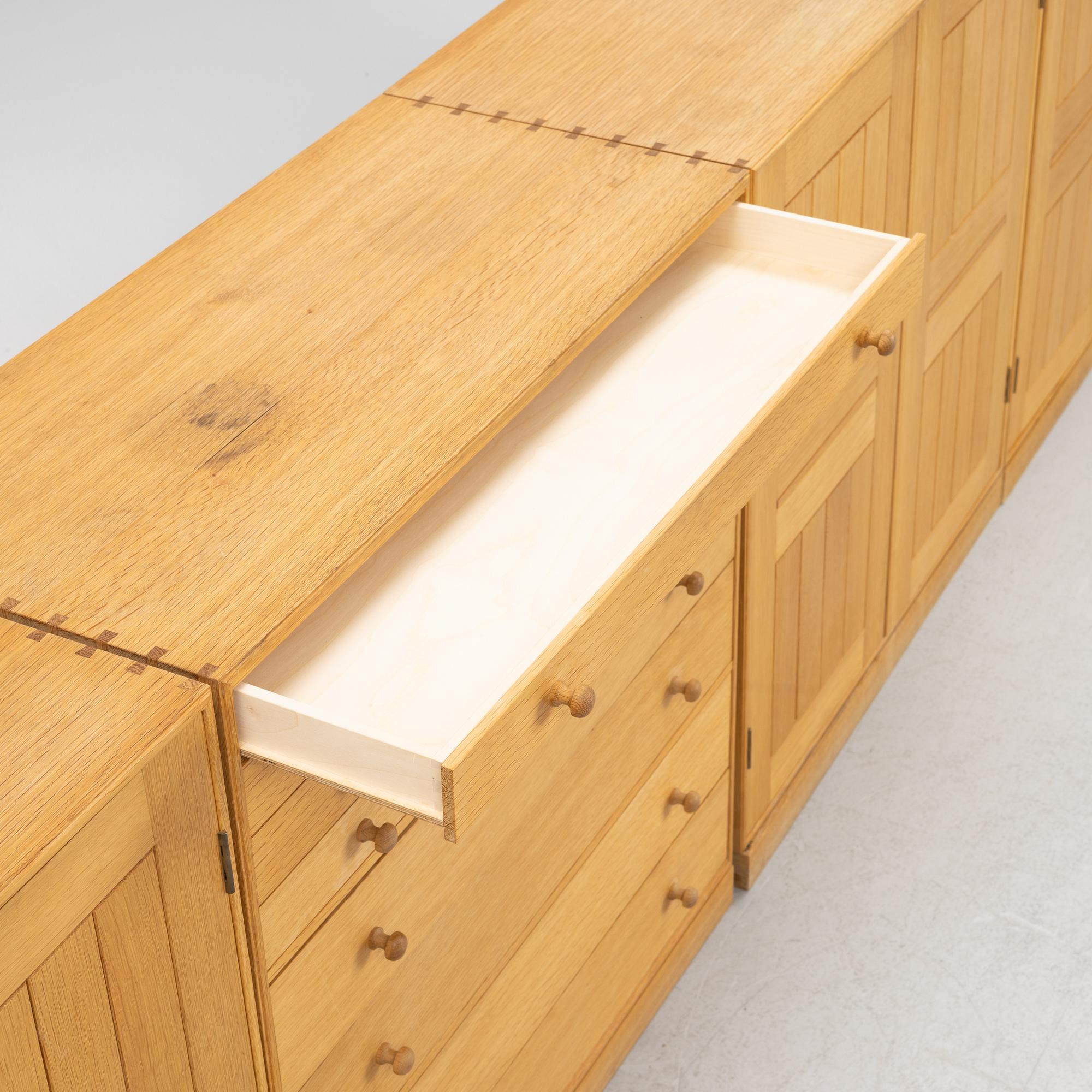 Mogens Koch, moduler, 5 st, "Byggereolen", Rud Rasmussens Snedkerier. Danmark.