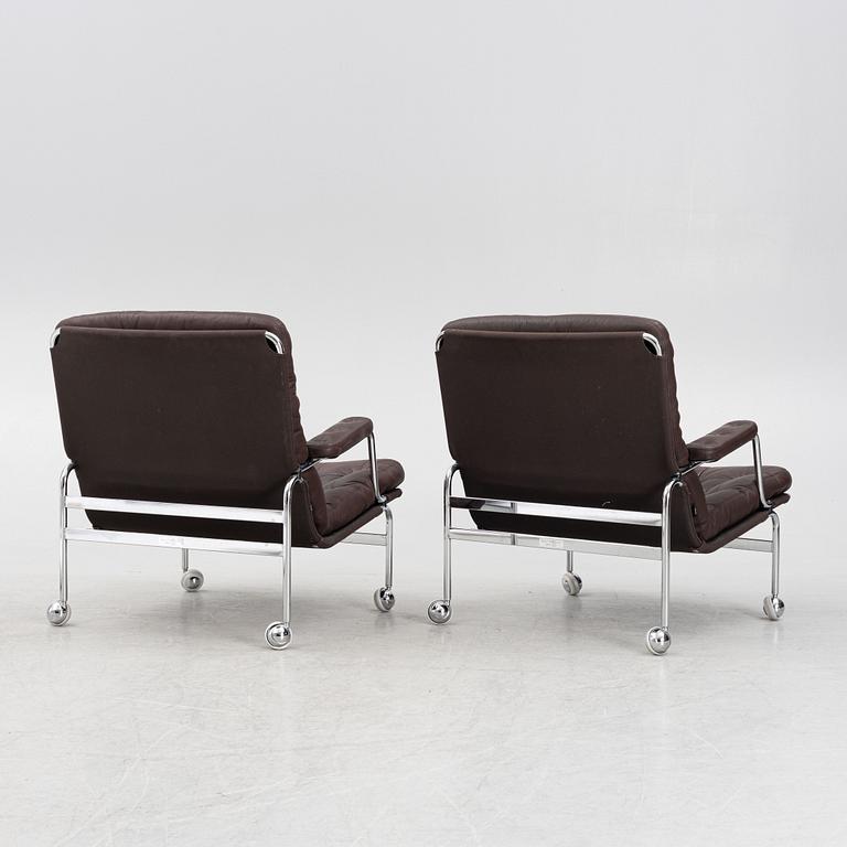 Bruno Mathsson, fåtöljer, ett par, "Karin", Dux.