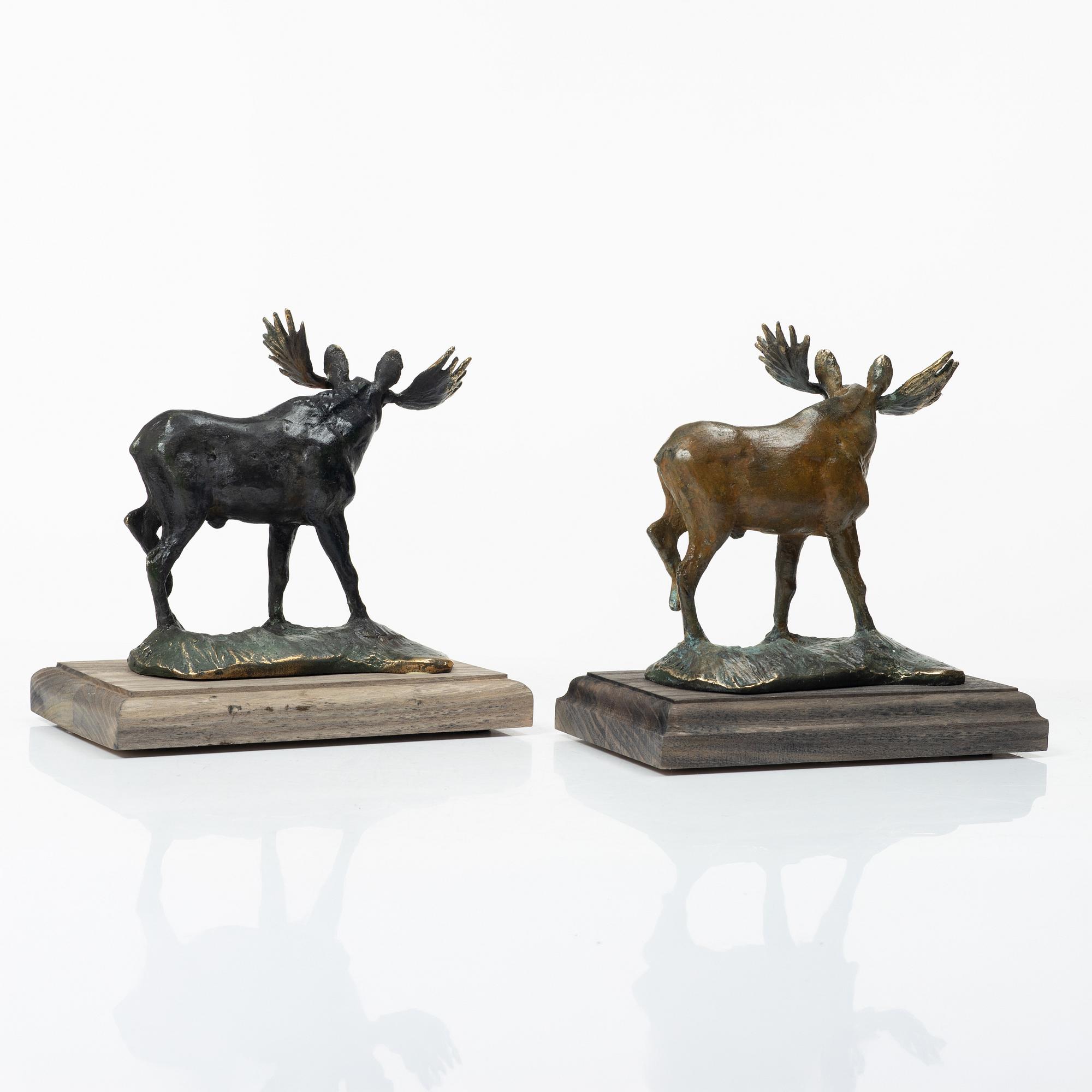 Torbjörn Forsberg, Moose bull, 2 pcs.