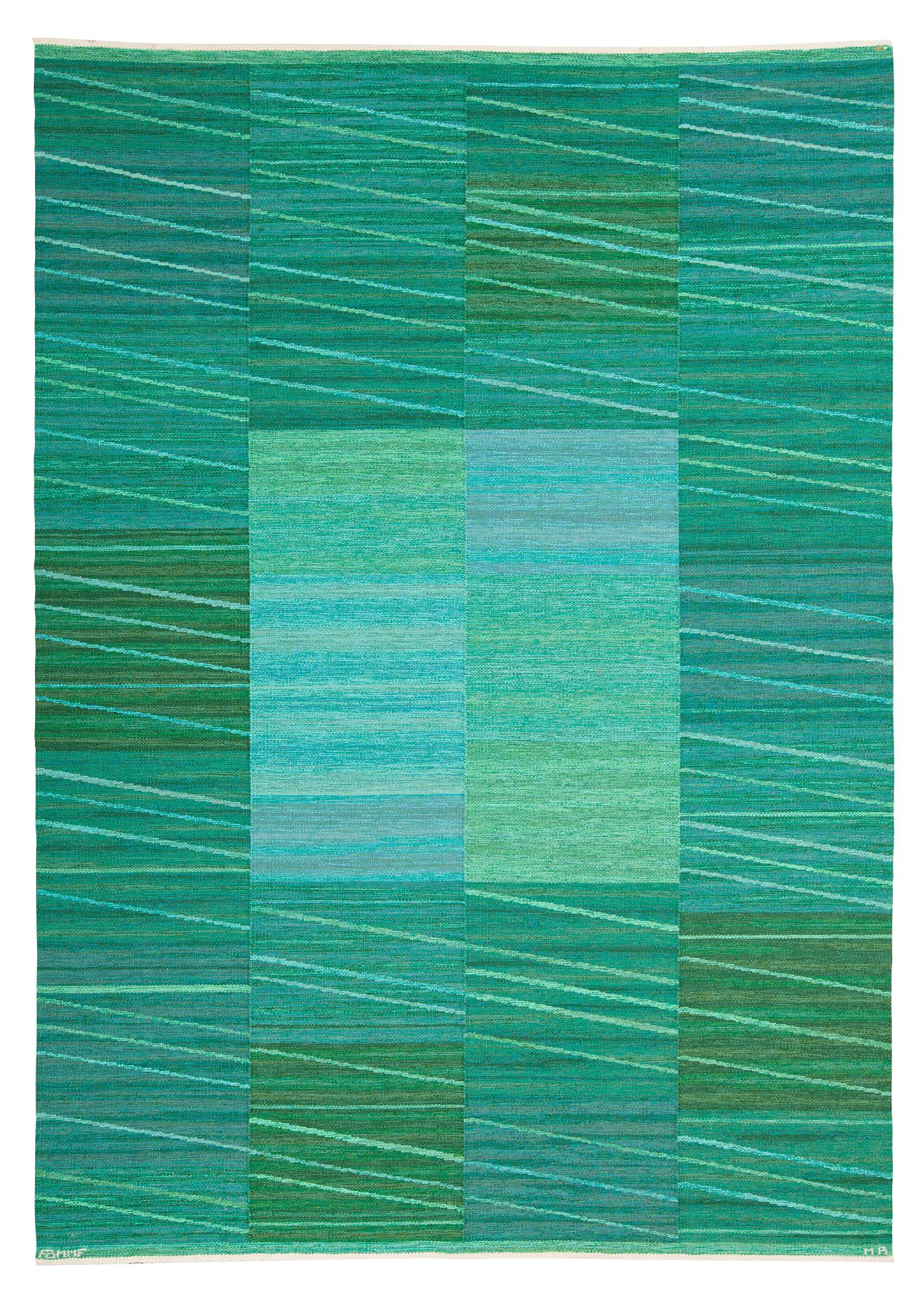 MATTA. "Sargasso, grön". Rölakan. 335,5 x 235,5 cm. Signerad AB MMF MR.