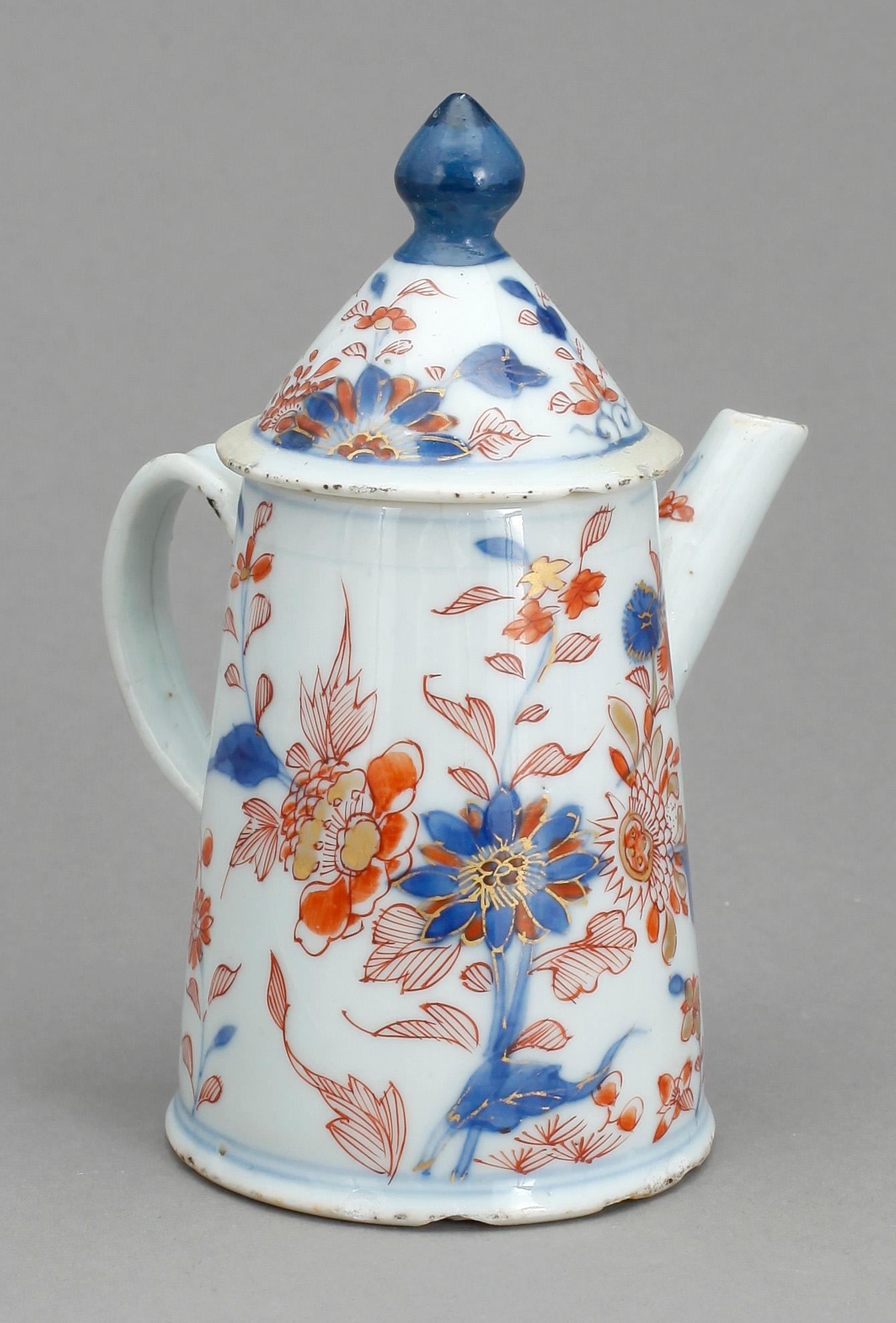 TEKANNA, porslin, Qing dynastin, Qianlong (1736-95).